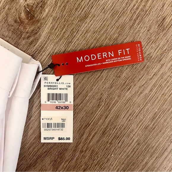 Perry Ellis Portfolio Modern Fit Dress Pants E4 - Picture 3 of 10